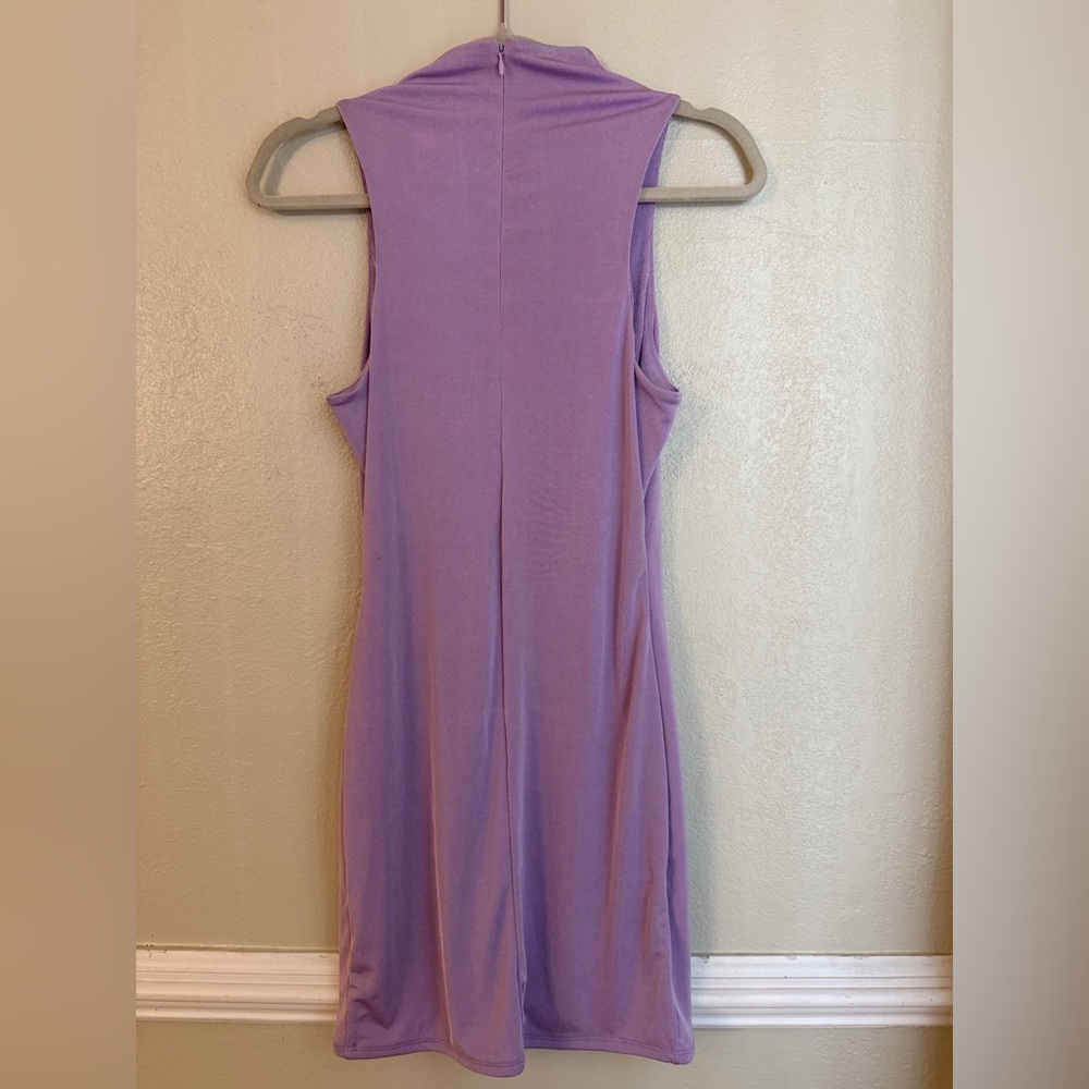 Naked Wardrobe Lavender Sleeveless Dress - Picture 8 of 8